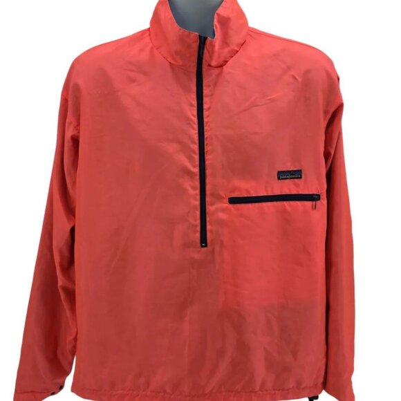 Vintage Patagonia Mens Medium Flux Jacket Windbreaker Reversible Nylon Neon - Picture 3 of 15